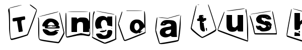 Tengo a tus hijos font preview